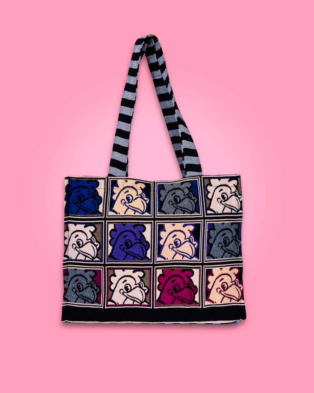 Bolsa de Cuadros de Pollo Feliz.