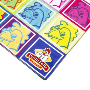 Toalla Andy Warhol de Pollo Feliz.