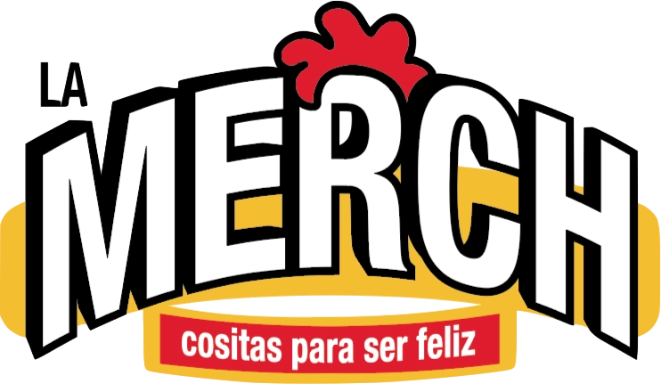 Logo de La Merch de Pollo Feliz.